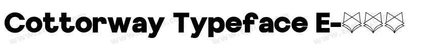 Cottorway Typeface E字体转换